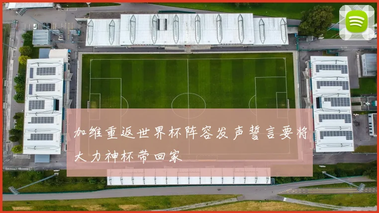 加维重返世界杯阵容发声誓言要将大力神杯带回家